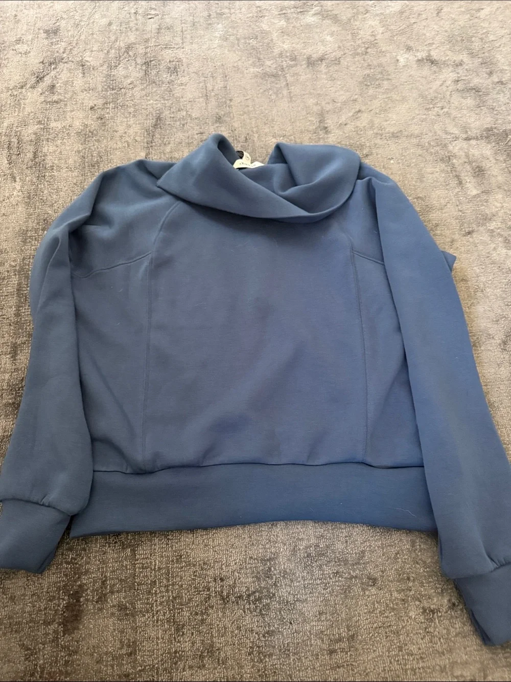 SPANX Women’s Navy Blue Quarter-Zip Pullover